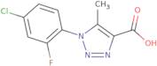 1-(4-Chloro-2-fluorophenyl)-5-methyl-1H-1,2,3-triazole-4-carboxylic acid