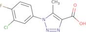 1-(3-Chloro-4-fluorophenyl)-5-methyl-1H-1,2,3-triazole-4-carboxylic acid