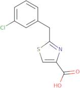 2-[(3-Chlorophenyl)methyl]-1,3-thiazole-4-carboxylic acid