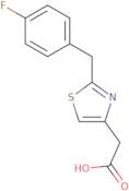 2-{2-[(4-Fluorophenyl)methyl]-1,3-thiazol-4-yl}acetic acid