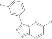 6-Chloro-3-(3-fluorophenyl)-[1,2,4]triazolo[4,3-b]pyridazine