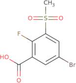 5-Bromo-2-fluoro-3-methanesulfonylbenzoic acid