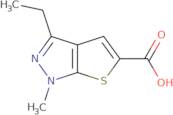 3-Ethyl-1-methylthieno[2,3-c]pyrazole-5-carboxylic acid