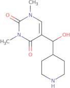 5-[Hydroxy(piperidin-4-yl)methyl]-1,3-dimethyl-1,2,3,4-tetrahydropyrimidine-2,4-dione