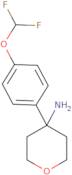 4-[4-(Difluoromethoxy)phenyl]oxan-4-amine