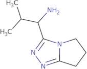 2-Methyl-1-{5H,6H,7H-pyrrolo[2,1-c][1,2,4]triazol-3-yl}propan-1-amine