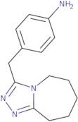 4-{5H,6H,7H,8H,9H-[1,2,4]Triazolo[4,3-a]azepin-3-ylmethyl}aniline