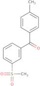 (3-Methanesulfonylphenyl)(4-methylphenyl)methanone