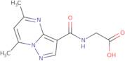 2-({5,7-Dimethylpyrazolo[1,5-a]pyrimidin-3-yl}formamido)acetic acid