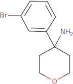 4-(3-Bromophenyl)oxan-4-amine