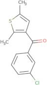 (3-Chlorophenyl)(2,5-dimethylthiophen-3-yl)methanone