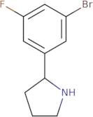 2-(3-Bromo-5-fluorophenyl)pyrrolidine