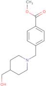 Methyl 4-{[4-(hydroxymethyl)piperidin-1-yl]methyl}benzoate