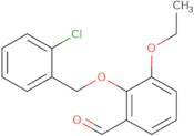 2-((2-Chlorobenzyl)oxy)-3-ethoxybenzaldehyde