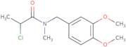 2-Chloro-N-[(3,4-dimethoxyphenyl)methyl]-N-methylpropanamide