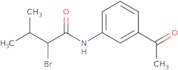 N-(3-Acetylphenyl)-2-bromo-3-methylbutanamide