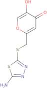 2-(((5-Amino-1,3,4-thiadiazol-2-yl)thio)methyl)-5-hydroxy-4H-pyran-4-one