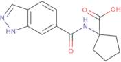 1-(1H-Indazole-6-amido)cyclopentane-1-carboxylic acid
