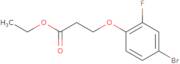 Ethyl 3-(4-bromo-2-fluoro-phenoxy)propanoate