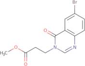 Methyl 3-(6-bromo-4-oxo-3,4-dihydroquinazolin-3-yl)propanoate