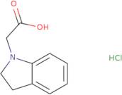 2,3-dihydro-1-indoleacetic acid hcl