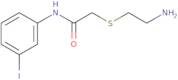 2-[(2-Aminoethyl)sulfanyl]-N-(3-iodophenyl)acetamide