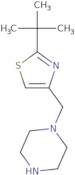 1-[(2-tert-Butyl-1,3-thiazol-4-yl)methyl]piperazine