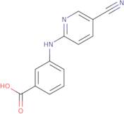 3-[(5-cyanopyridin-2-yl)amino]benzoic acid