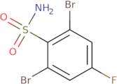 2,6-Dibromo-4-fluorobenzene-1-sulfonamide