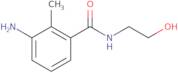 3-Amino-N-(2-hydroxyethyl)-2-methylbenzamide
