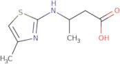 3-[(4-Methyl-1,3-thiazol-2-yl)amino]butanoicacid