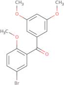 (5-bromo-2-methoxyphenyl)(3,5-dimethoxyphenyl)methanone