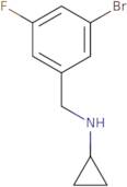 N-[(3-Bromo-5-fluorophenyl)methyl]cyclopropanamine