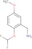 [2-(Difluoromethoxy)-5-methoxyphenyl]methanamine