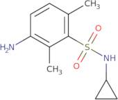 3-Amino-N-cyclopropyl-2,6-dimethylbenzene-1-sulfonamide