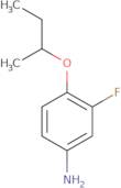 4-Butan-2-yloxy-3-fluoroaniline