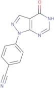 4-{4-Oxo-1H,4H,5H-pyrazolo[3,4-d]pyrimidin-1-yl}benzonitrile