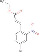 Ethyl (2E)-3-(4-bromo-2-nitrophenyl)prop-2-enoate