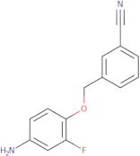 3-(4-Amino-2-fluorophenoxymethyl)benzonitrile