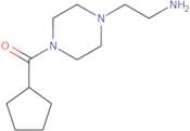 2-(4-Cyclopentanecarbonylpiperazin-1-yl)ethan-1-amine
