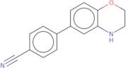 4-(3,4-Dihydro-2H-1,4-benzoxazin-6-yl)benzonitrile