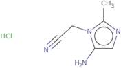 2-(5-Amino-2-methyl-1H-imidazol-1-yl)acetonitrile hydrochloride