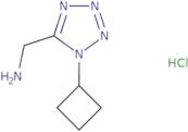 (1-Cyclobutyl-1H-1,2,3,4-tetrazol-5-yl)methanamine hydrochloride