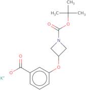 Potassium 3-({1-[(tert-butoxy)carbonyl]azetidin-3-yl}oxy)benzoate