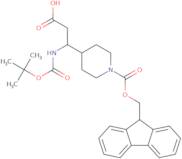 3-{[(tert-Butoxy)carbonyl]amino}-3-(1-{[(9H-fluoren-9-yl)methoxy]carbonyl}piperidin-4-yl)propanoic…