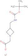 2-[3-({[(tert-butoxy)carbonyl]amino}methyl)azetidin-1-yl]acetate lithium