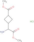 Methyl 3-(1-amino-2-methoxy-2-oxoethyl)cyclobutane-1-carboxylate hydrochloride