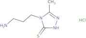 4-(3-Aminopropyl)-5-methyl-4H-1,2,4-triazole-3-thiol hydrochloride