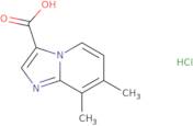 7,8-Dimethylimidazo[1,2-a]pyridine-3-carboxylic acid hydrochloride