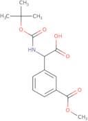 2-{[(tert-Butoxy)carbonyl]amino}-2-[3-(methoxycarbonyl)phenyl]acetic acid